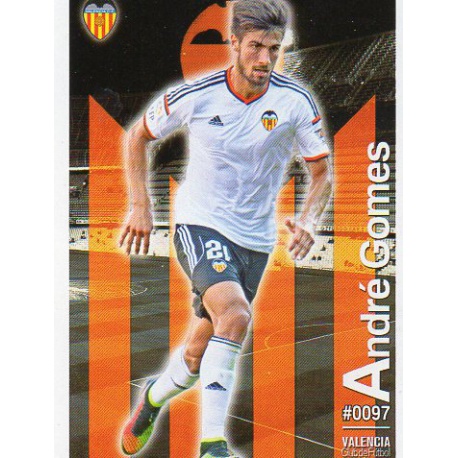 André Gomes Valencia 97 Las Fichas Quiz Liga 2016 Official Quiz Game Collection