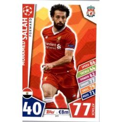 Mohamed Salah Liverpool 193 Match Attax Champions 2017-18