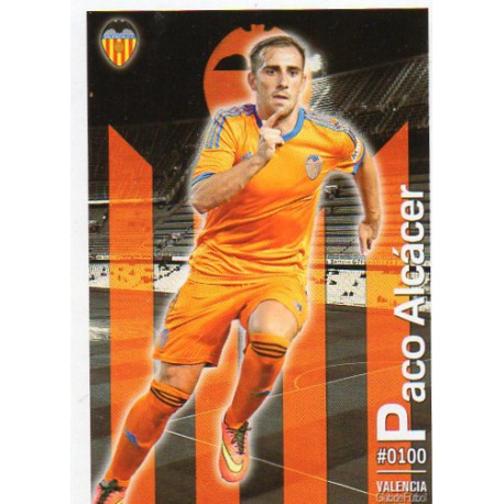 Paco Alcacer Valencia 100 Las Fichas Quiz Liga 2016 Official Quiz Game Collection