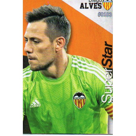 Diego Alves Superstar Valencia 103 Las Fichas Quiz Liga 2016 Official Quiz Game Collection