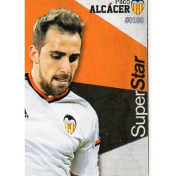 Paco Alcacer Superstar Valencia 105 Las Fichas Quiz Liga 2016 Official Quiz Game Collection