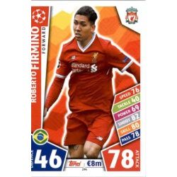 Roberto Firmino Liverpool 194 Match Attax Champions 2017-18