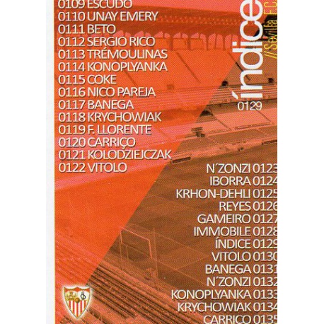 Índice Sevilla 129 Las Fichas Quiz Liga 2016 Official Quiz Game Collection