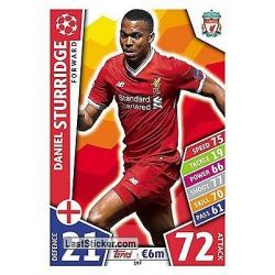 Daniel Sturridge Liverpool 197 Match Attax Champions 2017-18