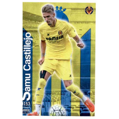 Samu Castillejo Villarreal 153 Las Fichas Quiz Liga 2016 Official Quiz Game Collection