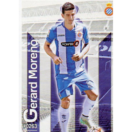 Gerard Moreno Espanyol 263 Las Fichas Quiz Liga 2016 Official Quiz Game Collection
