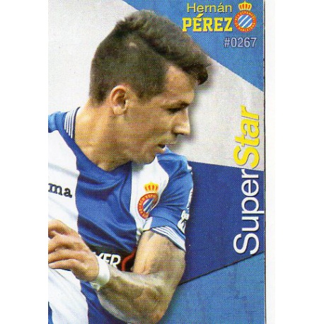 Hernán Pérez Superstar Espanyol 267 Las Fichas Quiz Liga 2016 Official Quiz Game Collection