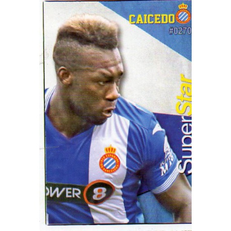 Caicedo Superstar Espanyol 270 Las Fichas Quiz Liga 2016 Official Quiz Game Collection