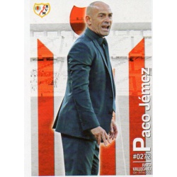 Paco Jémez Rayo Vallecano 272 Las Fichas Quiz Liga 2016 Official Quiz Game Collection