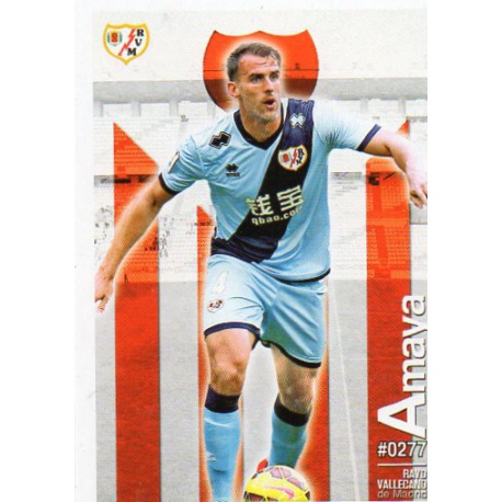 Amaya Rayo Vallecano 277 Las Fichas Quiz Liga 2016 Official Quiz Game Collection