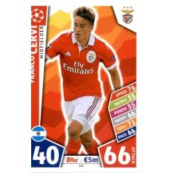 Franco Cervi Benfica 211 Match Attax Champions 2017-18