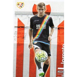 Llorente Rayo Vallecano 283 Las Fichas Quiz Liga 2016 Official Quiz Game Collection