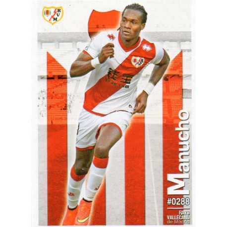 Manucho Rayo Vallecano 288 Las Fichas Quiz Liga 2016 Official Quiz Game Collection