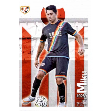 Miku Rayo Vallecano 289 Las Fichas Quiz Liga 2016 Official Quiz Game Collection