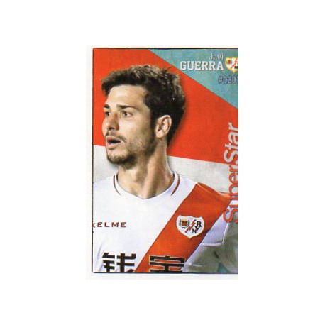 Javi Guerra Superstar Rayo Vallecano 297 Las Fichas Quiz Liga 2016 Official Quiz Game Collection