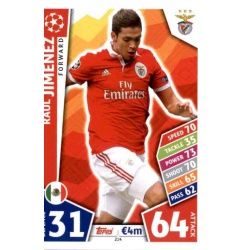 Raúl Jiménez Benfica 214 Match Attax Champions 2017-18