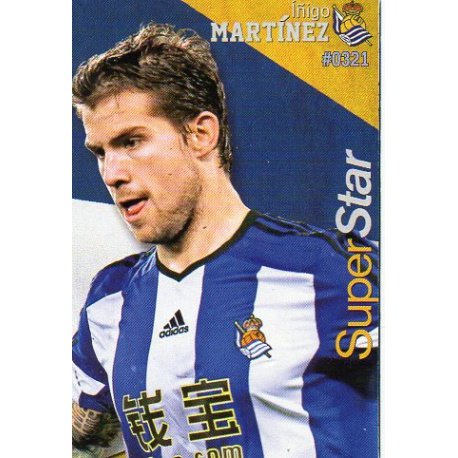 Íñigo Martínez Superstar Real Sociedad 321 Las Fichas Quiz Liga 2016 Official Quiz Game Collection