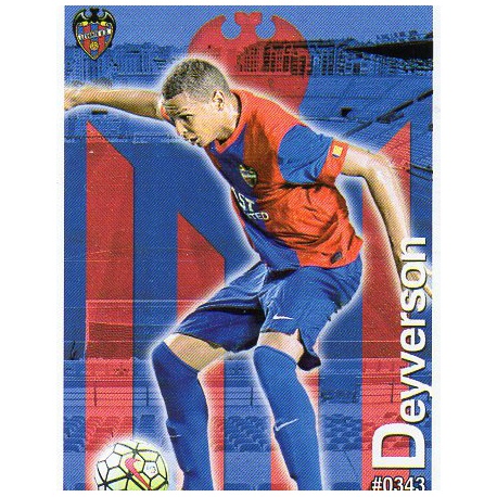 Deyverson Levante 343 Las Fichas Quiz Liga 2016 Official Quiz Game Collection