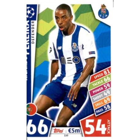 Ricardo Pereira Oporto 220 Match Attax Champions 2017-18