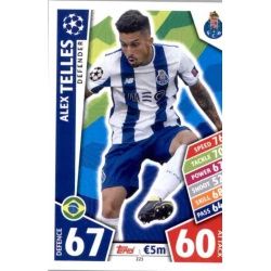 Alex Telles Oporto 221 Match Attax Champions 2017-18
