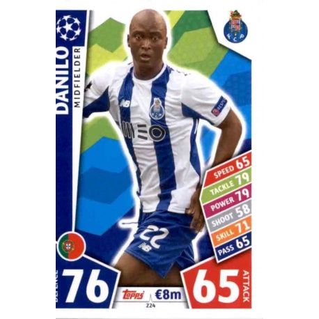Danilo Oporto 224 Match Attax Champions 2017-18