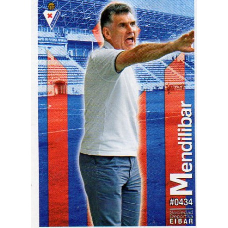 José Luis Mendilíbar Eibar 434 Las Fichas Quiz Liga 2016 Official Quiz Game Collection