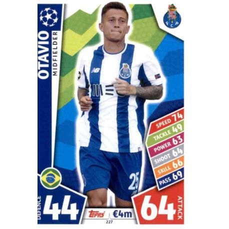 Otávio Oporto 227 Match Attax Champions 2017-18