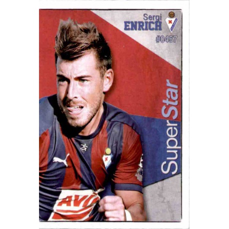 Sergi Enrich Superstar Eibar 457 Las Fichas Quiz Liga 2016 Official Quiz Game Collection