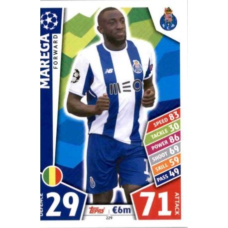 Marega Oporto 229 Match Attax Champions 2017-18