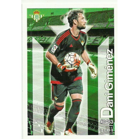 Dani Giménez Betis 463 Las Fichas Quiz Liga 2016 Official Quiz Game Collection