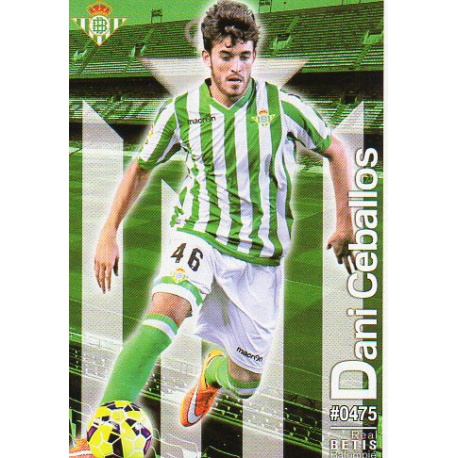 Dani Ceballos Betis 475 Las Fichas Quiz Liga 2016 Official Quiz Game Collection