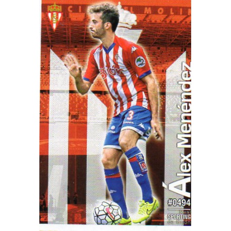 Álex Menéndez Sporting 494 Las Fichas Quiz Liga 2016 Official Quiz Game Collection