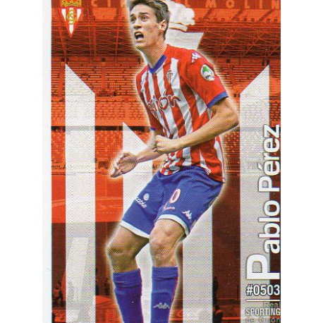 Pablo Pérez Sporting 503 Las Fichas Quiz Liga 2016 Official Quiz Game Collection