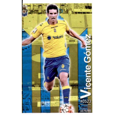 Vicente Gómez Las Palmas 523 Las Fichas Quiz Liga 2016 Official Quiz Game Collection