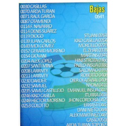 Índice de Bajas 541 Las Fichas Quiz Liga 2016 Official Quiz Game Collection