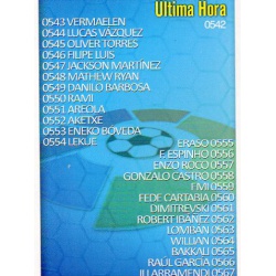 Índice UH 542 Las Fichas Quiz Liga 2016 Official Quiz Game Collection