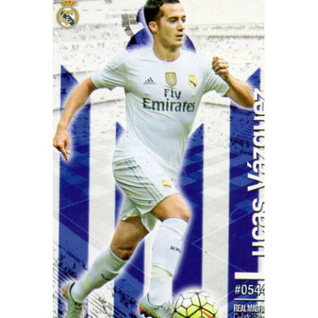 Lucas Vázquez Real Madrid UH 544 Las Fichas Quiz Liga 2016 Official Quiz Game Collection
