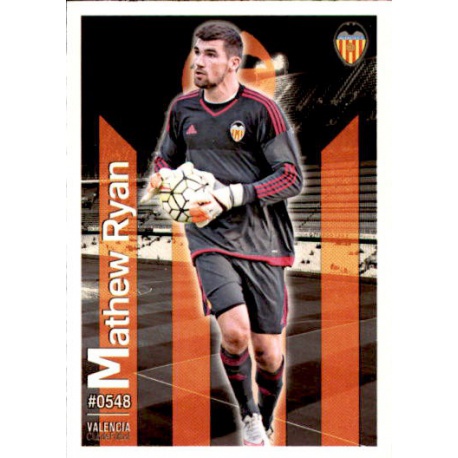 Mattew Ryan Valencia UH 548 Las Fichas Quiz Liga 2016 Official Quiz Game Collection