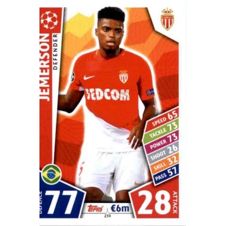 Jemerson Monaco 239 Match Attax Champions 2017-18