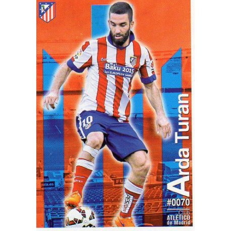 Arda Turan Atlético Madrid Bajas 70 Las Fichas Quiz Liga 2016 Official Quiz Game Collection