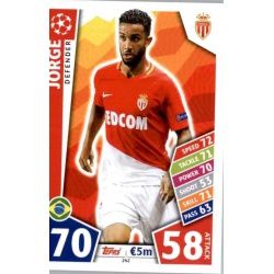 Jorge Monaco 242 Match Attax Champions 2017-18
