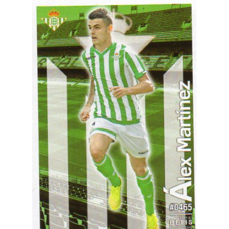 Álex Martínez Betis Bajas 465 Las Fichas Quiz Liga 2016 Official Quiz Game Collection
