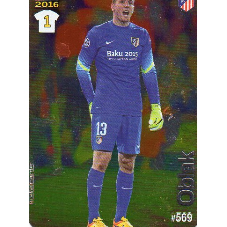 Oblak Atlético Madrid Liso Puntas Redondas 569 Las Fichas Quiz Liga 2016 Official Quiz Game Collection