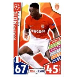 Soualiho Meite Monaco 245 Match Attax Champions 2017-18