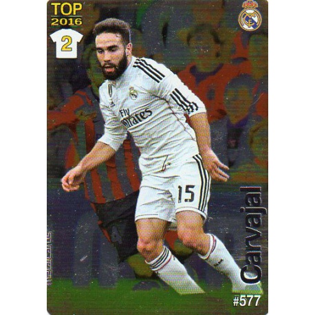 Carvajal Real Madrid Liso Puntas Redondas 577 Las Fichas Quiz Liga 2016 Official Quiz Game Collection