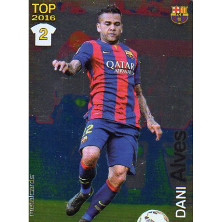 Dani Alves Barcelona Liso Puntas Redondas 578 Las Fichas Quiz Liga 2016 Official Quiz Game Collection