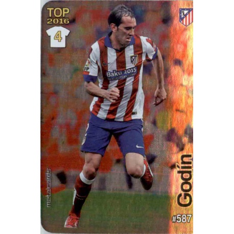 Godin Atlético Madrid Liso Puntas Redondas 587 Las Fichas Quiz Liga 2016 Official Quiz Game Collection