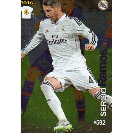 Sergio Ramos Real Madrid Liso Puntas Redondas 592 Las Fichas Quiz Liga 2016 Official Quiz Game Collection