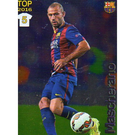 Mascherano Barcelona Liso Puntas Redondas 595 Las Fichas Quiz Liga 2016 Official Quiz Game Collection