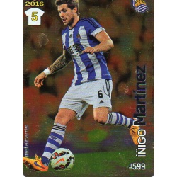 Íñigo Martínez Real Sociedad Liso Puntas Redondas 599 Las Fichas Quiz Liga 2016 Official Quiz Game Collection